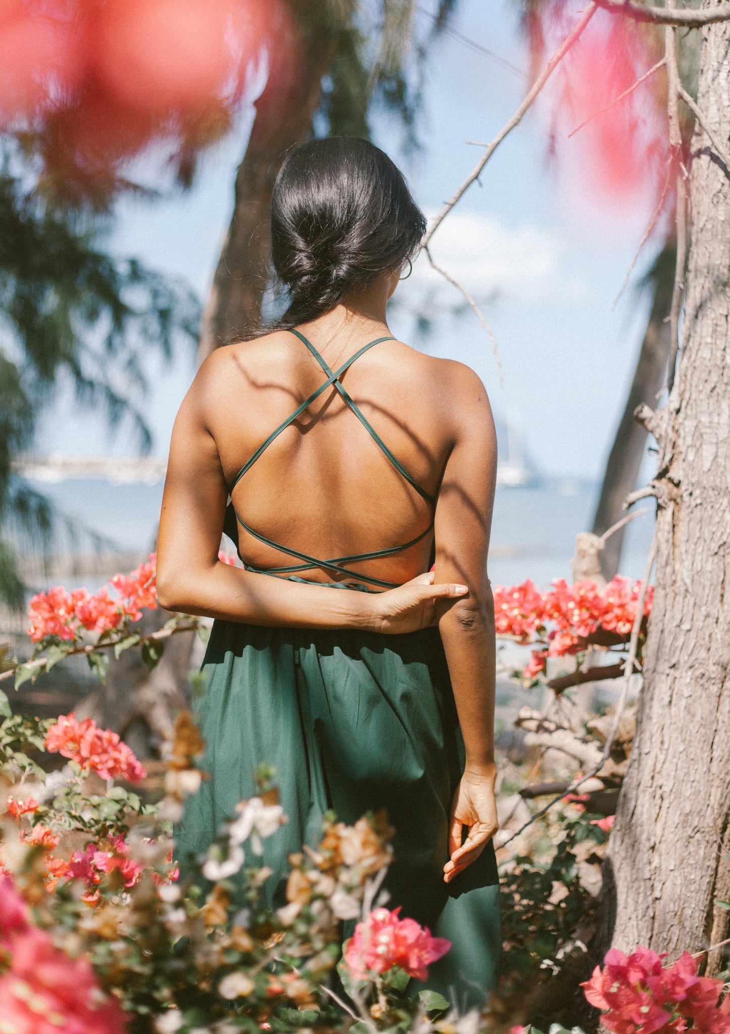 ELLA DRESS - EMERALD