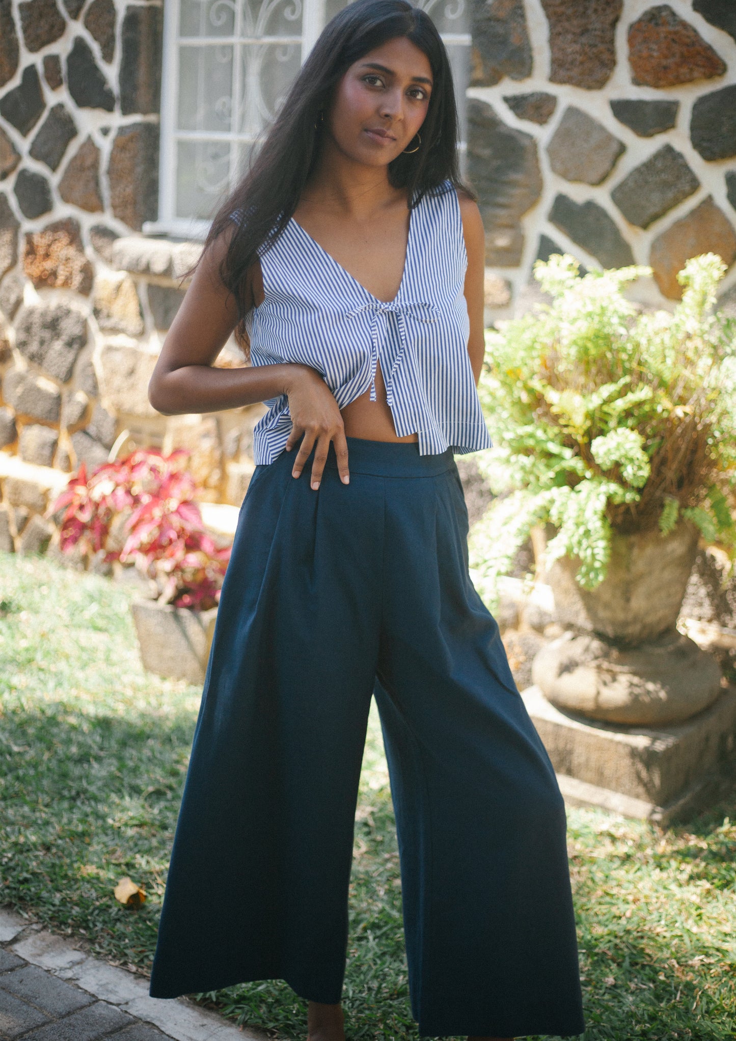 ELSIE PANTS - NAVY