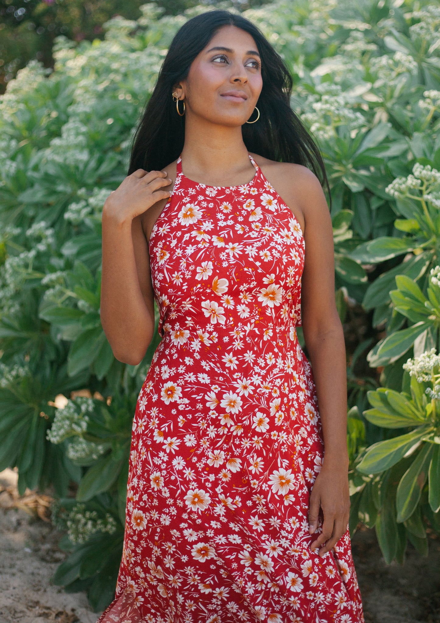 FLEUR DRESS - ROUGE