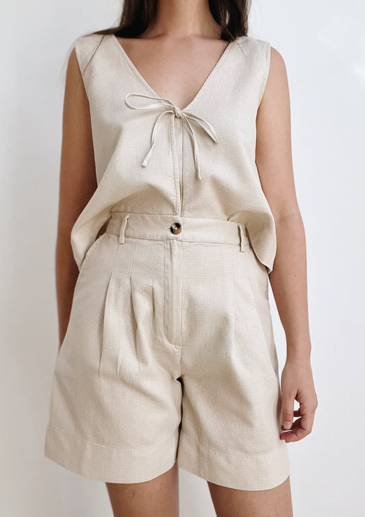 LIZ SHORT - BEIGE