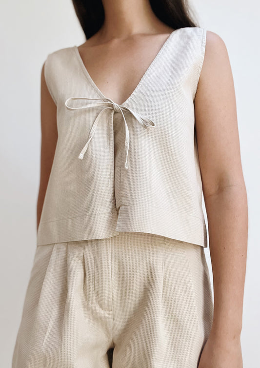 LIZ TOP - BEIGE