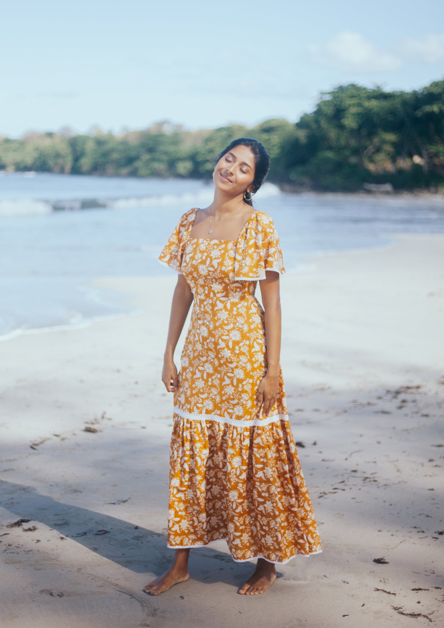 Chloé dress in ochre