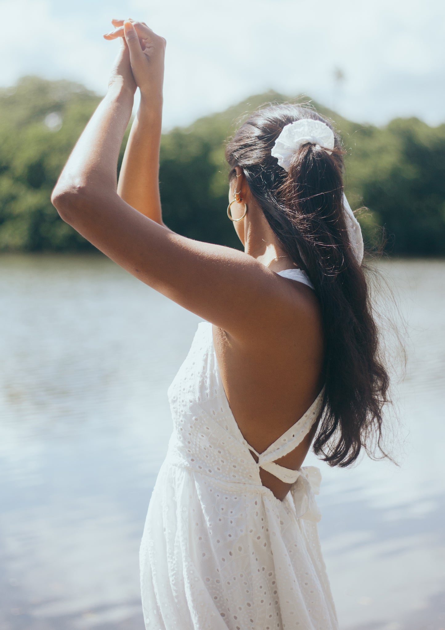 Céleste dress in ivory