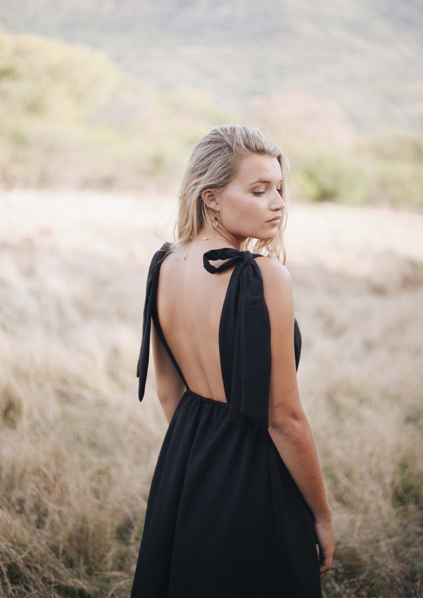 Éléanore dress in black