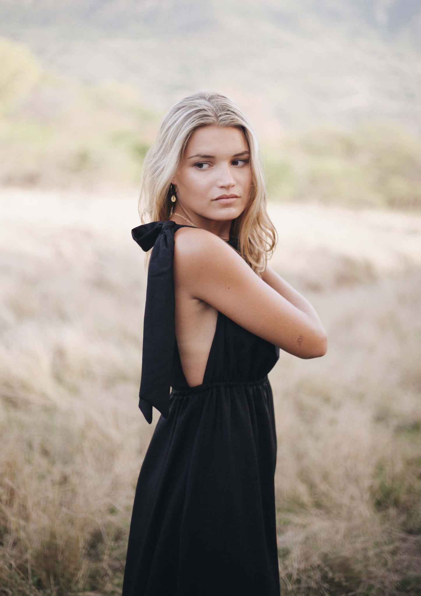 Éléanore dress in black