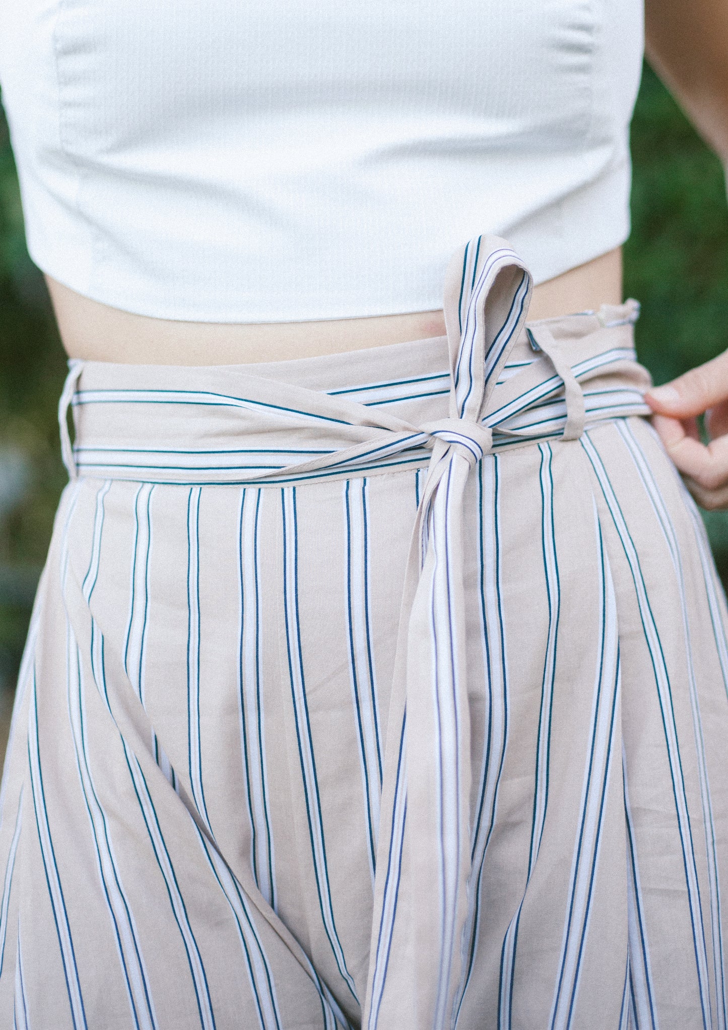 MILA PANTS - BEIGE STRIPES